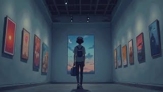 Gallery Sunset Lofi 🎨 Artful Chill Vibes for Reflection & Calm 🌓 | Lazy Chill Boy