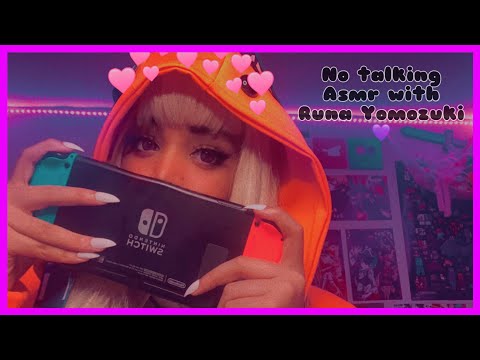 ASMR Runa Yomozuki helps you sleep💜//No talking,Mouth Sounds,Tapping//Kakegurui Roleplay
