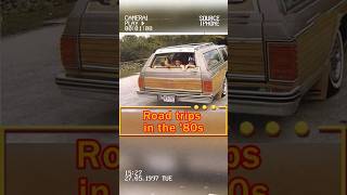 What road trips looked like for kids in the 80s。 #nostalgia #childhoodmemories  #usa #80s