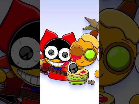 Sprunki Pyramixed Animus & Banchi CUTE SYMBIOSIS Phases #sprunki #incredibox
