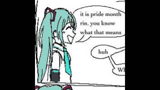 It’s pride month 😝🌈✨#shorts #pride #hatsunemiku #kagaminerin