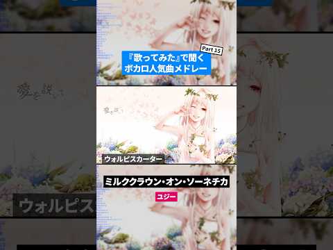 【歌ってみた】ボカロ人気曲メドレー【セルフカバー】Part.15