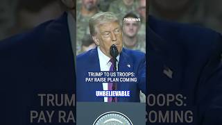 Trump reveals plan for 'substantial' pay raises for US troops #foxnews #news  #fox #trump #military