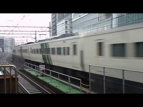 2015.2.18　上野東京ライン試運転　秋葉原通過(185、E233)