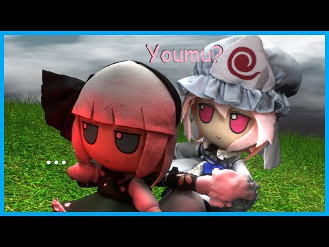 Youmu and Annoying Master Yuyuko【Touhou Blender animation】