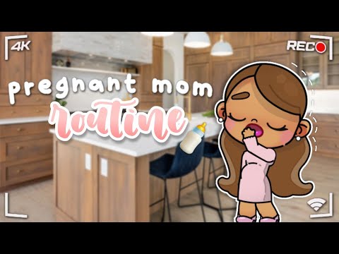 My *PREGNANCY* morning routine aesthetic ☀️🍼 || Avatar World 🌎