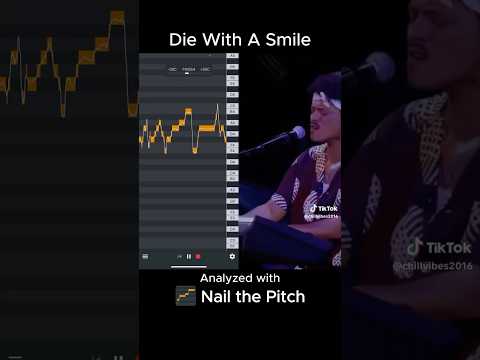 Vocal pitch analysis - Bruno Mars Die With A Smile#vocals #singing #song #brunomars #NailThePitch