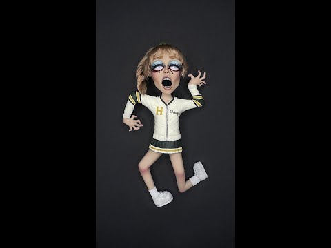 sculpture of chrissy in stranger things