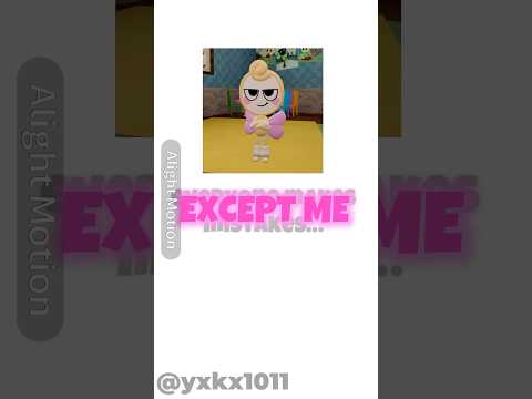 EXCEPT ME🎀 | (reupload) #dandysworld #shorts #animation