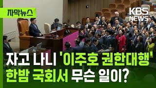 [자막뉴스] 자고 나니 '이주호 권한대행'…한밤 국회에선 대체 무슨 일이? / KBS 2025.05.02.