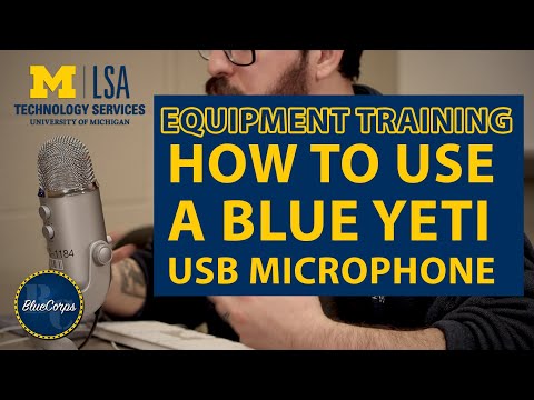 How to Use the Blue Yeti USB Microphone