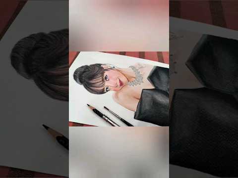 Drawing LISA 🖤💗#blackpink #lisa#watercolorportraitpainting #portrait #watercolorpainting