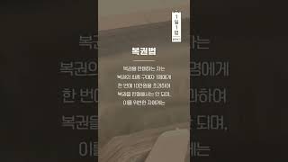 복권법 알려Dream #1일1법 #shorts #쇼츠