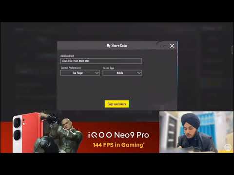 iQOO soul Rony bgmi sensitivity settings 🥶