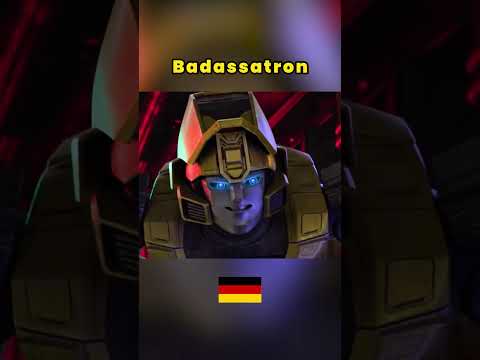 It's pronounced BADASSATRON in different languages 2