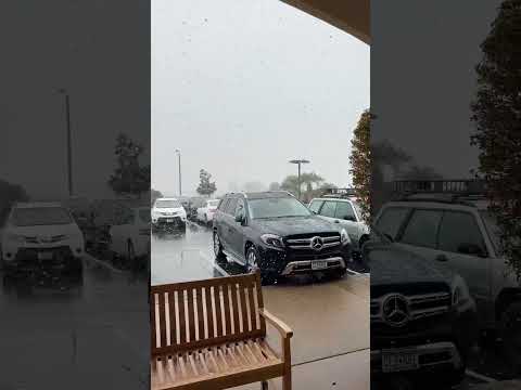 Snow Storm in Southern California