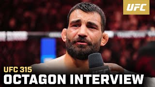 Benoît Saint Denis Octagon Interview | UFC 315