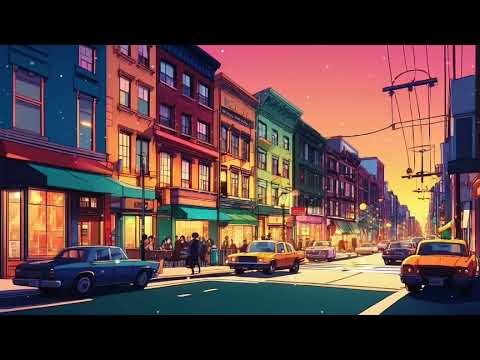 Upbeat Lofi Hip Hop energetic beat, Kyoto Nightlife