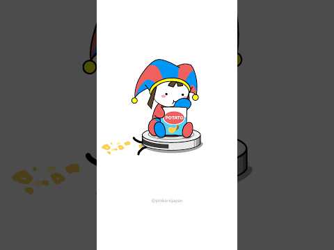 Never Ending Clean Up! Baby POMNI Infinite Loop?😅The Amazing Digital Circus Cute Animation #shrots