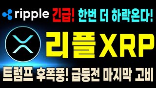 리플 XRP 전망⭐조정? 개미털기? 트럼프 비밀 고래들은 알고있다. '여기'까지 조정 후 반등 시작됩니다. 트럼프 후폭풍! #리플 #리플전망 #리플코인