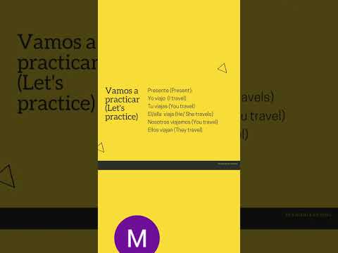 Verbo VIAJAR conjugado en los tiempos pretérito, presente y futuro