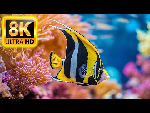 Majestic Ocean Serenity 8K ULTRA HD - Tranquil Sea Life and Coral Reef Wonders #2