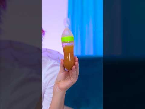 GAME CHANGER for Moms! 👶💡 This Spoon Gadget Makes Feeding SO Easy! 🍴💖