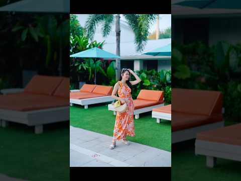 Retro Chic Summer Fashion | Bright, Fun Photoshoot Inspo 🧡 #retroaesthetic #retrostyle #summerdress