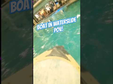 Speed Boat Toy Goes Down Waterslide! #waterslide watch the full video tour☝️