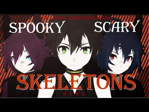 [MMD//ORIGINAL][+DL] Spooky Scary Skeletons {Remix} - MEME [THANKS FOR 6k+ SUBSCRIBERS]