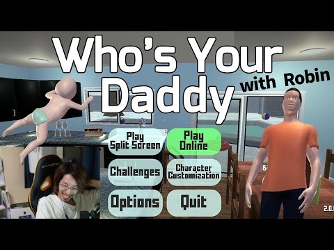 2020年4月29日　お父さん vs 赤ちゃんのゲームでロビンくんと対決　【Who’s Your Daddy／アーカイブ】