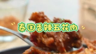 泰国美食推荐，正宗泰国菜香辣五花肉