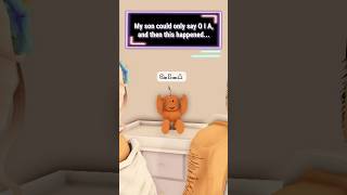 My son could only say O I A, and then this happened...🤭#roblox #shorts #berry