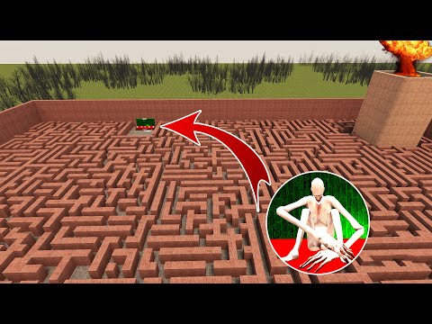 SCP-096 FOUND SOMETHING STRANGE IN THE MAZE! In Garry's Mod