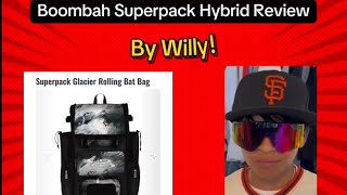 Willy and Mom review the Hybrid Superpack Glacier Boombah baseball bag!!! ⚾️