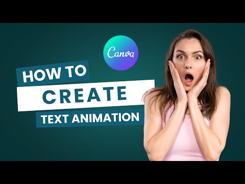 How To Create Text Animation Design In Canva ✨😊