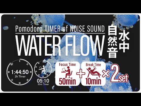 [勉強用・作業用BGM]環境音とタイムマネジメントで超集中[50分+10分 ポモドーロタイマー]