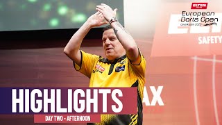 SEEDS BITE THE DUST! 👀 | Day Two Afternoon Highlights | 2025 European Darts Open