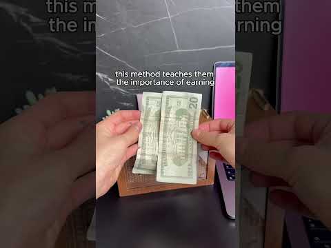 Great way to teach daughter to be financially independent💕