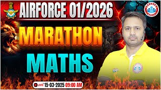 Airforce Marathon Class 2025 | Complete Maths in One Video | Air Force Maths Marathon By Rakesh Sir