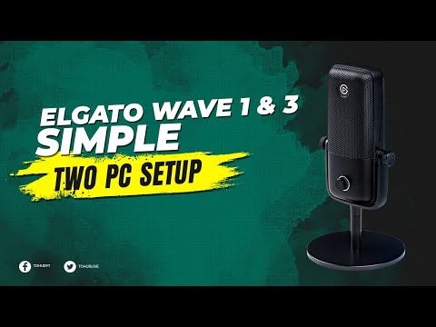 Elgato Wave 1 & 3 SIMPLE Two PC setup to get full protentional #projectwave #wave1 #wave3