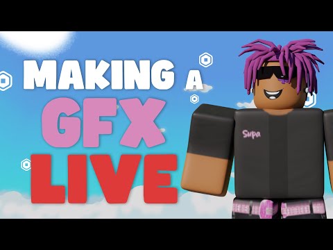 Making a GFX LIVE!!  JOIN NOW  #joinoryourweird