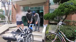 휠체어 계단 리프트 납품 FULL 영상(1시간) [리프트카PTR] [LIFTKAR PTR] SANO stairclimber