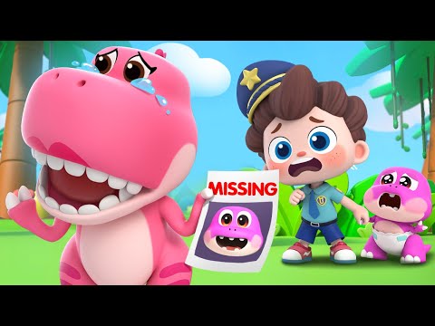 Where are Babies？🥺 | Police Rescue | Ten Little Dinosaurs | Nursery Rhymes & Kids Songs | BabyBus