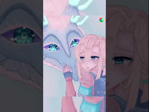 Link and Lightdragon  speedpaint