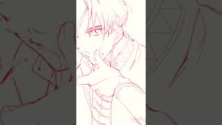 ＃ウィンブレFA＃蘇芳隼人FA（初投稿）左右反転しすぎた…
