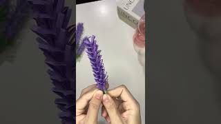 วิธีพับดอกไม้กระดาษ ดอกลาเวนเดอร์ #papercraft #art #diy #diycrafts #lavender