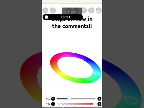 Tutorial on how to do the #colorwheeltrend #trending #art #tutorial #drawing #draw #artist