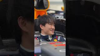 Settling in 😄 #F1 #RedBullRacing