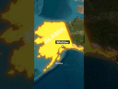 Town That Lives in One Building 🏢  Whittier ➡️ Alaska 🇺🇸